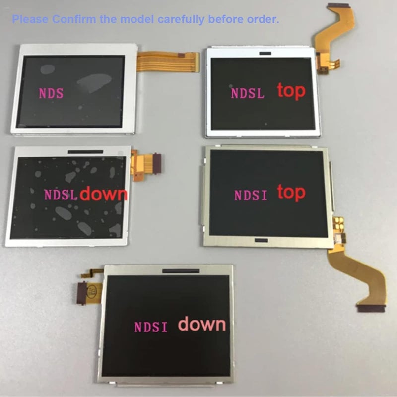 VANJUNN Store شاشة LCD بديلة لجهاز نينتندو DS NDS الشاشة العلوية والسفلية، إصلاح شاشة اللمس الرقمية لجهاز NDS - Image 5